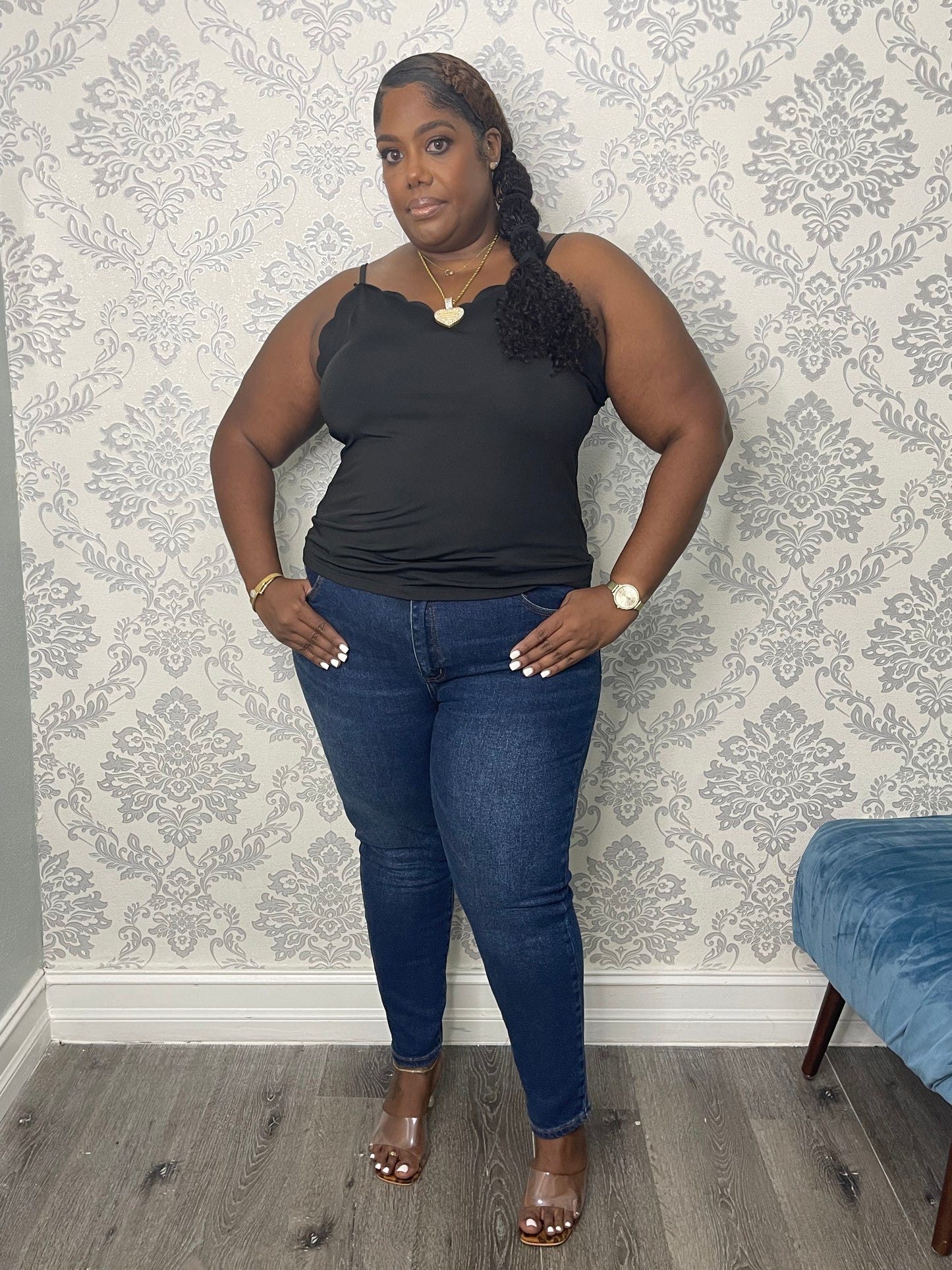 "ITS GIVING" DARK PLUS JEANS