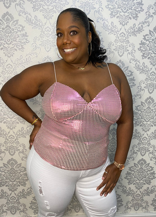 JAZZY PINKISH PLUS TOP